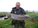 Jim Potts returning a Wick Salmon. 19/09/14